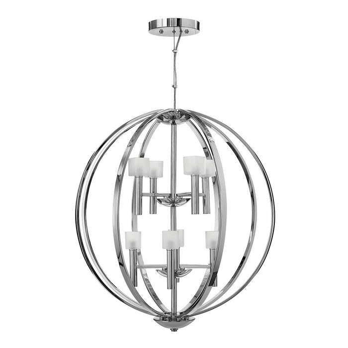Mondo 8 Light Chandelier Polished Chrome - QN-MONDO8