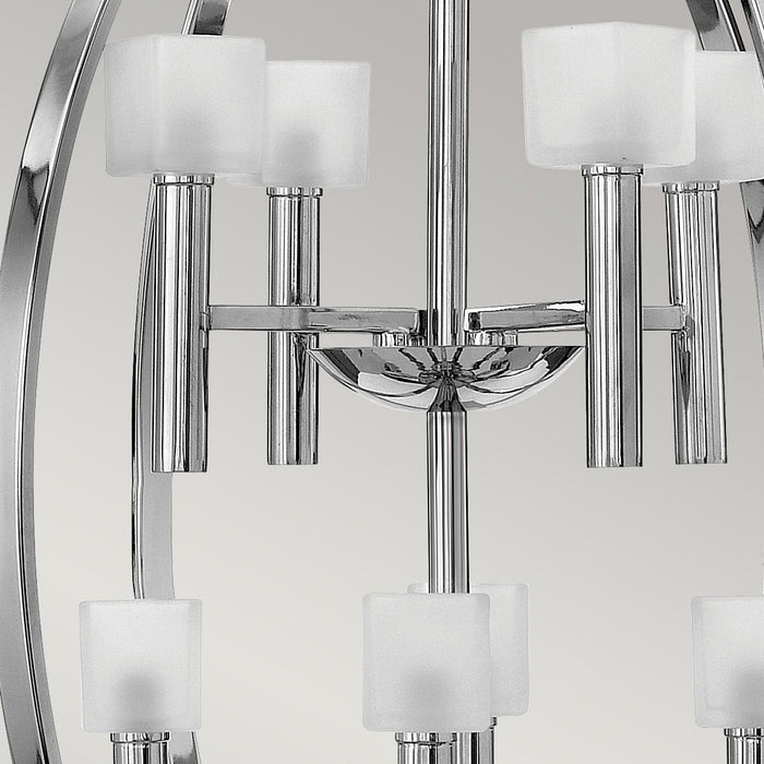 Mondo 8 Light Chandelier Polished Chrome - QN-MONDO8