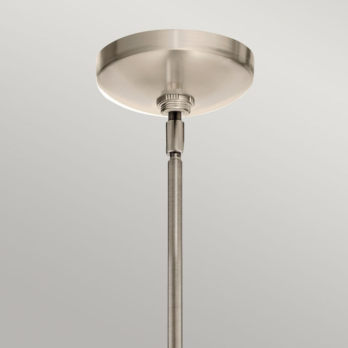 Nye 6 Light Chandelier Classic Pewter & Clear - QN-NYE6-CLP