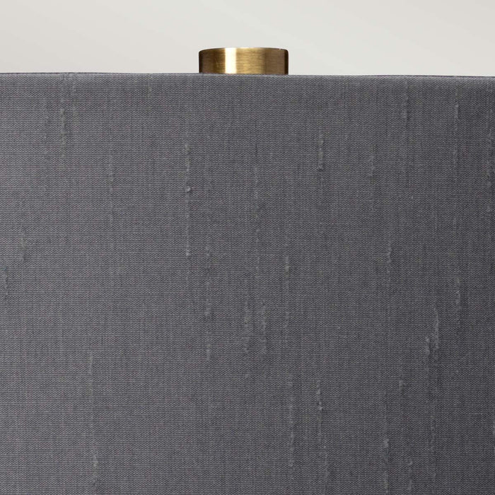 Reno Table Lamp Smoke & Aged Brass - QN-RENO-SMOKE-AB