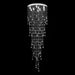 Buy Ceiling Crystals Australia Raindrop Ceiling Crystal 9 Lights W660mm Chrome 5000K - 35009