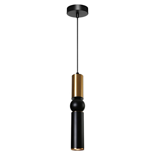 Buy Mini Pendants Australia Rolo Mini Pendant Light Black / Gold - ROLO1PBKG