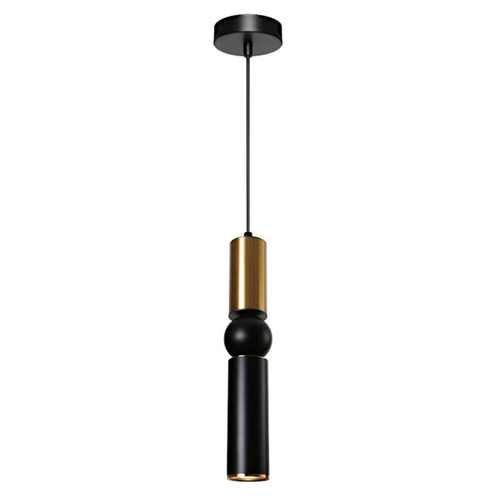Buy Mini Pendants Australia Rolo Mini Pendant Light Black / Gold - ROLO1PBKG