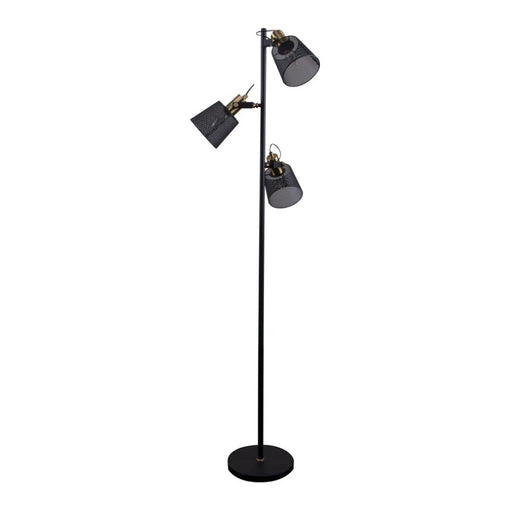 Buy Floor Lamps Australia Rustica Floor Lamp 3 Lights Black Metal - 22520