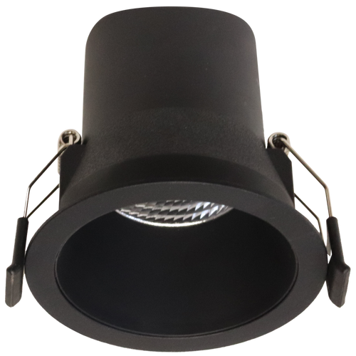Buy Recessed Downlights Australia COOLUM PLUS S9067 Round Dimmable LED Downlight Black 6W TRI Colour - S9067TC/BK