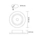 Buy Recessed LED Downlights Australia Anova Recessed LED Downlight 12V DC 4W Satin Nickel Aluminium 4000K - S9105CW/SN
