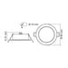 Buy Recessed LED Downlights Australia TRADEGEM Recessed LED Downlight 8W White 3CCT - S9140TC2WH