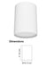 Buy Surface Mounted Downlights Australia TRADEGEM S9141TCSM Dimmable Surface Mounted LED Downlight Black 9W TRI Colour - S9141TC/BK/SM