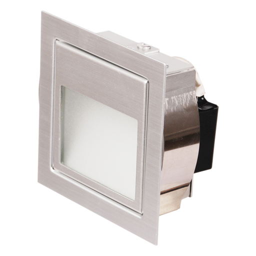 Buy Step Lights Australia LEEMAN S9318 Recessed LED Step Light Anodised Silver 12V 1.5W 3000K - S9318 AS