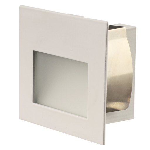 Buy Step Lights Australia LEEMAN MINI S9319 Recessed LED Step Light Anodised Silver 12V 1.5W 3000K - S9319 AS