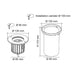 Buy Inground Lights Australia GROUND S9338 24V Inground LED Light Stainless Steel 3W 6000K IP67 - S9338/3W/30 DL