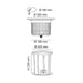 Buy Inground Lights Australia GEO S9345 240V Inground LED Light Stainless Steel 32W 3000K IP67 - S9345WW