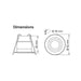 Buy Recessed LED Downlights Australia Star Spot Recessed LED Downlight 12V DC 3W White Aluminium 4000K - S9361CW/WH/ND