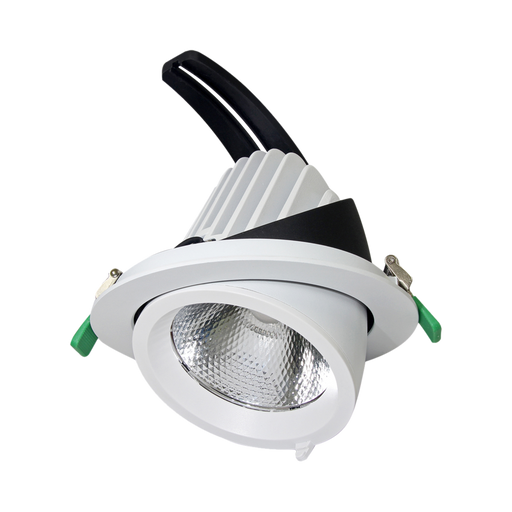 Buy Recessed Downlights Australia NEWMAN III S9525 Rotable Round Scoop LED Shoplight White 35W 3000K - S9525/145WW/WH