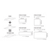 Buy Panel Frames Australia S9704 Recessed Ceiling LED Panel Frame 1230mm x 330mm - S9704/228 FRAME