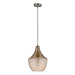 Buy Pendant Lights Australia Sail Pendant Light W230mm Antique Brass Amber Glass - 22755