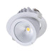 Buy Recessed LED Downlights Australia Scoop Recessed LED Downlight 25W White Aluminium 3CCT / DALI - 20473