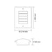 Buy Exterior Wall Lights Australia MOD Architectural Exterior Wall Light Stainless Steel - SE7013 SLS