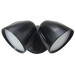Buy Security Wall Lights Australia STARGEM II SE7060 2 Light LED Floodlight Black 2x10W 5000K IP54 - SE7060NDL/BK