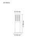 Buy Bollard Lights Australia SWAN SE7086/55 1 Light Bollard Light Stainless Steel - SE7086/55