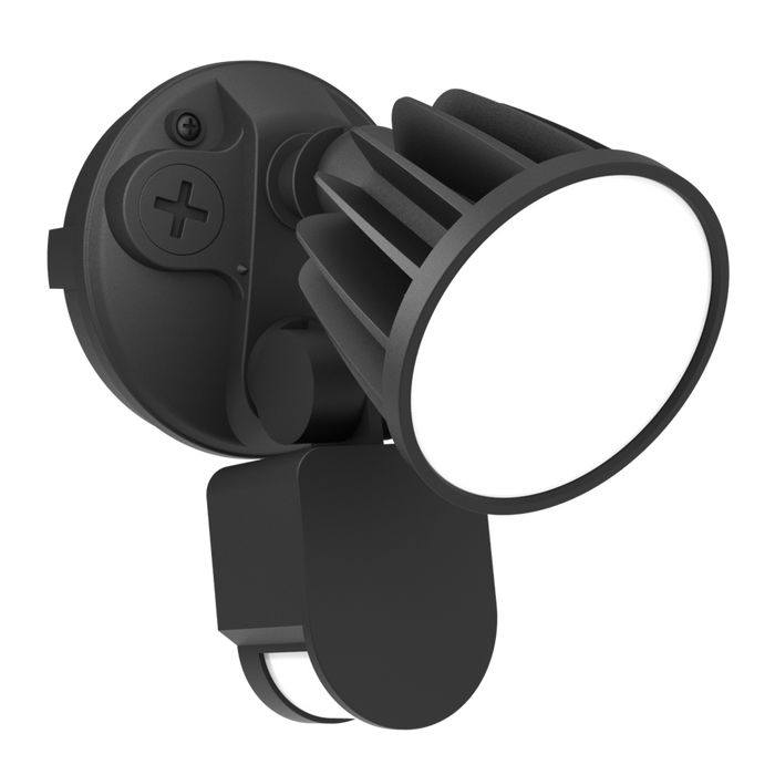 Buy Security Wall Lights Australia STARGEM III SES70801TC 1 Light LED Floodlight Black 15W TRI Colour IP54 With Sensor - SES7080/1TC/BK