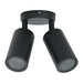 Buy Exterior Spotlights Australia Shadow Exterior Spot 2 Lights Black Aluminium 3CCT - 49056