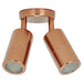 Buy Exterior Spotlights Australia Shadow Exterior Spot 2 Lights Solid Copper 3CCT - 49059