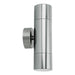 Buy Up / Down Wall Lights Australia Shadow Up & Down Wall 2 Lights Silver Aluminium 3CCT - 49028