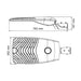 Buy LED Street Lights Australia DRIVE SHP305 LED Street Light Black 150W 5000K IP66 - SHP305/150NDL/BK