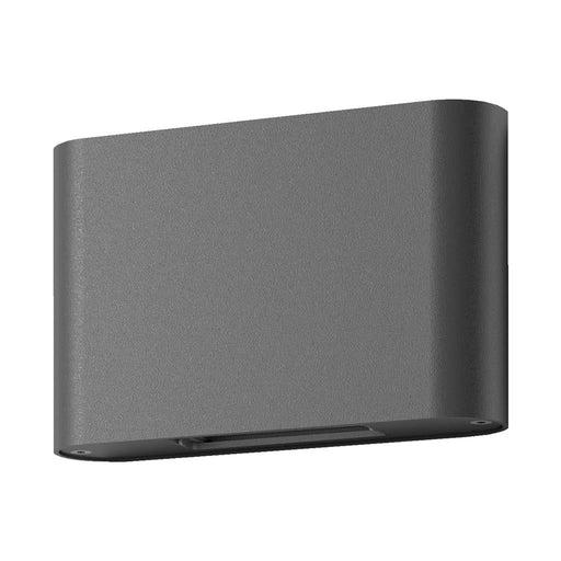 Buy Up / Down Wall Lights Australia Sierra Round Up & Down Wall 2 Lights Dark Grey Aluminium 5000K - 19631