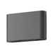 Buy Up / Down Wall Lights Australia Sierra Round Up & Down Wall 2 Lights Dark Grey Aluminium 3000K - 19630