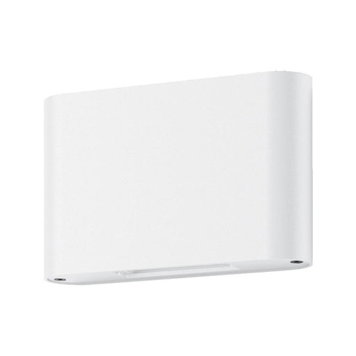 Buy Up / Down Wall Lights Australia Sierra Round Up & Down Wall 2 Lights White Aluminium 5000K - 19633