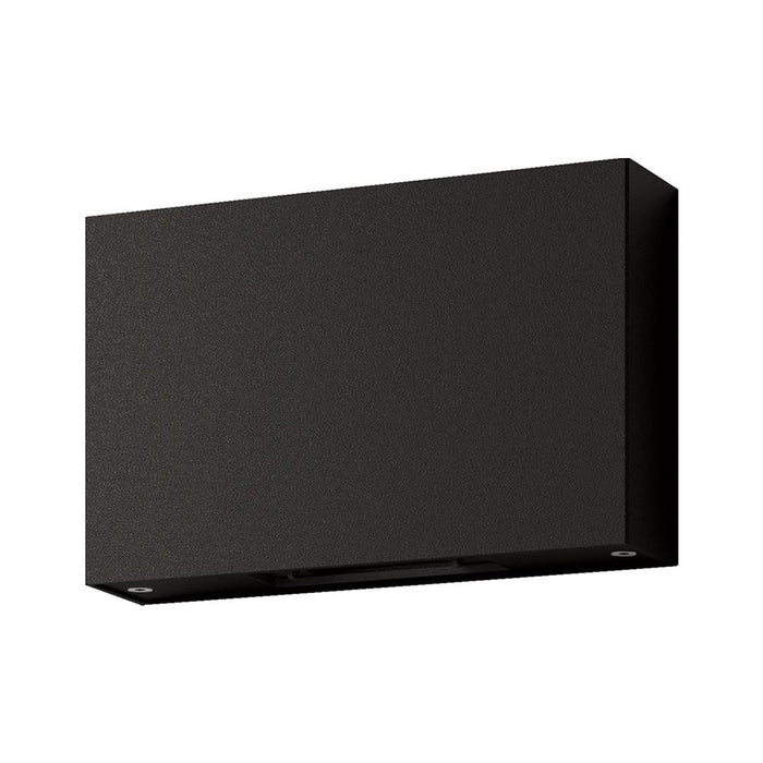 Buy Up / Down Wall Lights Australia Sierra Square Up & Down Wall 2 Lights Black Aluminium 3000K - 19640