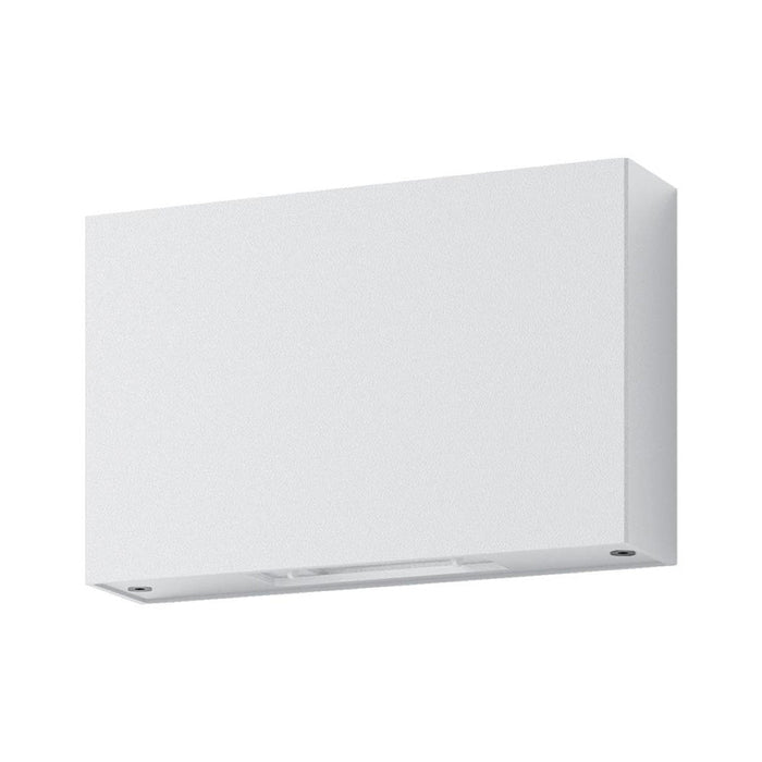 Buy Up / Down Wall Lights Australia Sierra Square Up & Down Wall 2 Lights White Aluminium 5000K - 19639