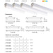 Buy LED Batten Lights Australia Slimline Seamless TC Linkable LED Batten 9W TRI Colour - SL9706/540TC