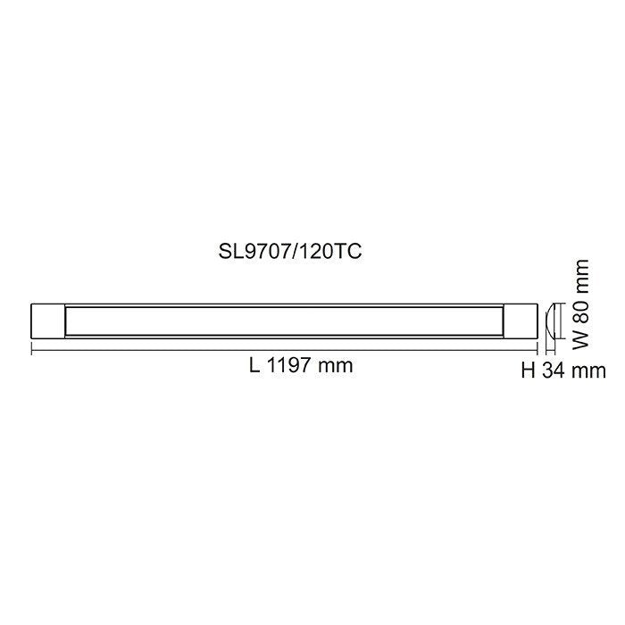 Buy LED Batten Lights Australia BLADE SL9707TC LED Batten 35W Tri Colour - SL9707/120TC