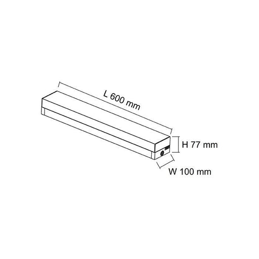 Buy LED Batten Lights Australia LED Batten Light 20W White Steel 4000K - SLD2000CW/C