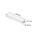 Buy LED Batten Lights Australia LED Batten Light 20W White Steel 4000K - SLD2000CW/C