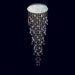 Buy Ceiling Crystals Australia Snowdrop Ceiling Crystal 9 Lights W660mm Chrome 5000K - 35017