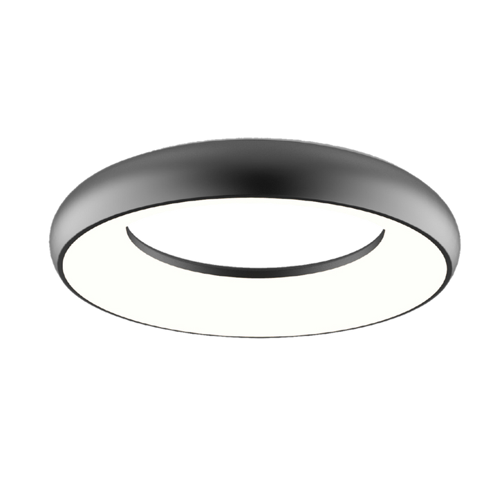 Buy Flush Mount Lights Australia HALO SO3000 Dimmable Architectural LED Flush Mount Light Black 35W 4000K - SO3000/40CW