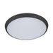 Buy LED Oyster Lights Australia Solar Round LED Oyster Light W300mm Black Polycarbonate 3CCT - 20941