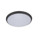 Buy LED Oyster Lights Australia Solar Round LED Oyster Light W400mm Black Polycarbonate 3CCT - 20943