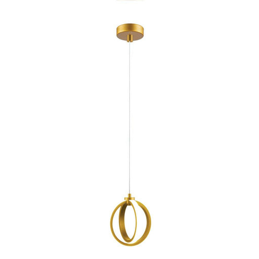 Buy LED Pendants Australia Spin LED Pendants Satin Brass 3CCT - 22727