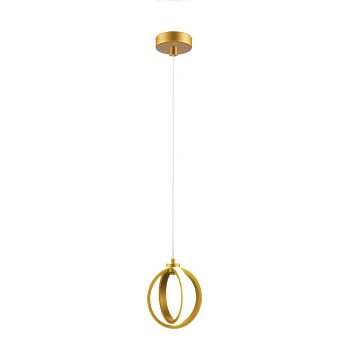 Buy LED Pendants Australia Spin LED Pendants Satin Brass 3CCT - 22727