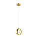 Buy LED Pendants Australia Spin LED Pendants Satin Brass 3CCT - 22727