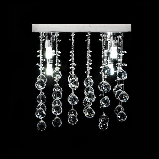 Buy Ceiling Crystals Australia Starlight Ceiling Crystal 4 Lights CTC W300mm Chrome 5000K - 35031