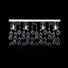 Buy Ceiling Crystals Australia Starlight Ceiling Crystal 4 Lights CTC W600mm Chrome 5000K - 35032