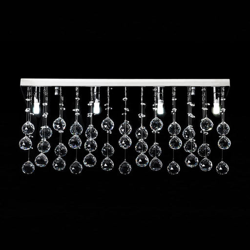 Buy Ceiling Crystals Australia Starlight Ceiling Crystal 8 Lights CTC W800mm Chrome 5000K - 35033