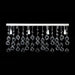 Buy Ceiling Crystals Australia Starlight Ceiling Crystal 8 Lights CTC W800mm Chrome 5000K - 35033