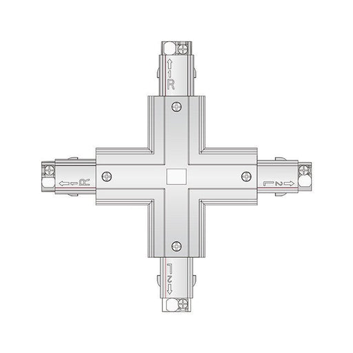 Buy Three Circuit Tracks & Accessories Australia STR Cross Shaped Connector For Three Circuit Track Black